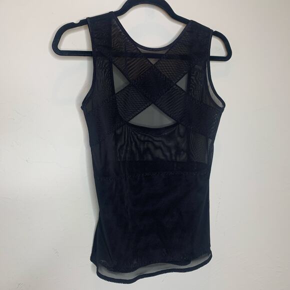 Biridie? Denim Vest Sz Medium Beaded Dip Dyed USA Red White Blue - Picture 5 of 9